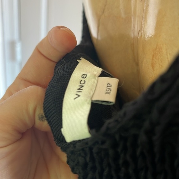 Vince long black knitted dress NWT Perfect condition no damaged just stored away - Picture 7 of 9